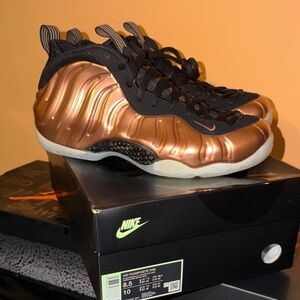 Mens Nike air foamposite one copper (2024)size 8.5